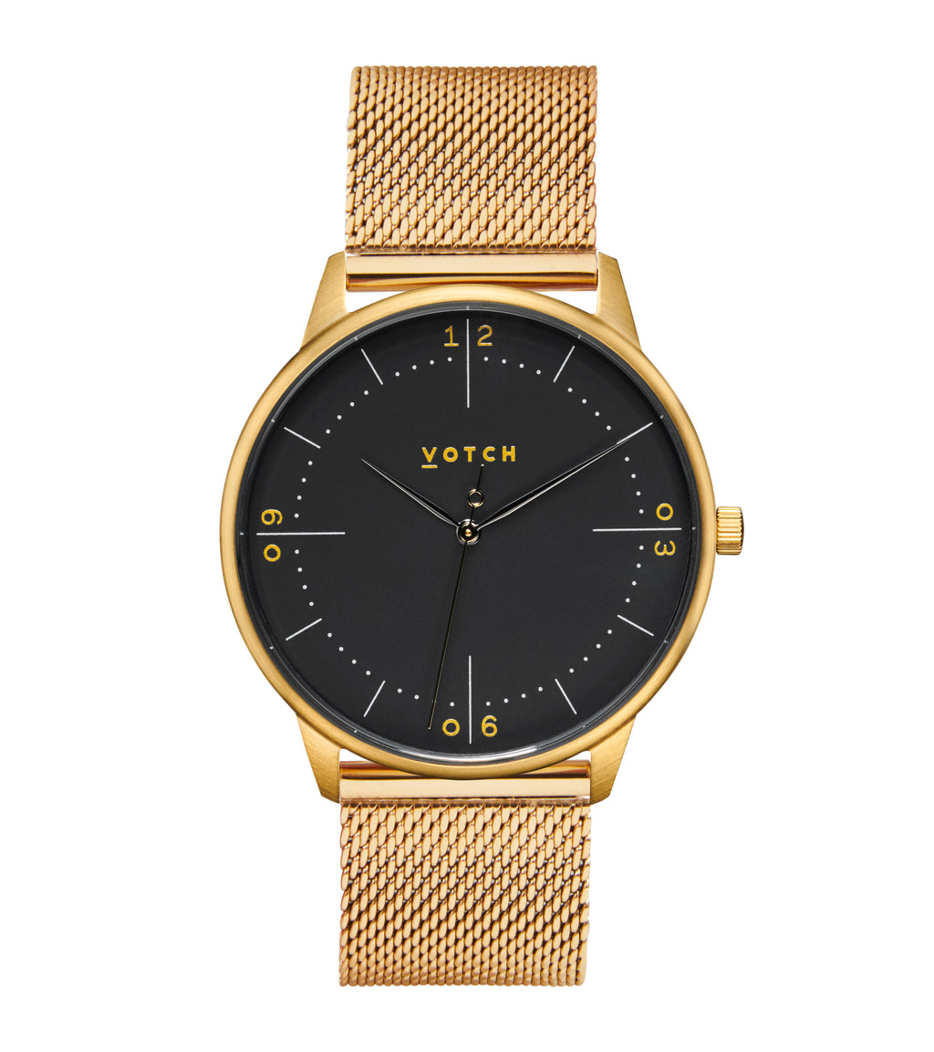 Gold & Black with Black | Aalto Mesh
