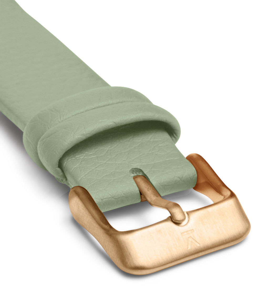 SAGE WITH BRUSHED GOLD BUCKLE | 20MM