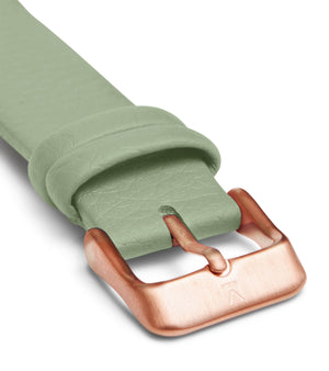 SAGE WITH BRUSHED ROSE GOLD BUCKLE | 20MM