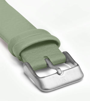 SAGE WITH BRUSHED SILVER BUCKLE | 20MM