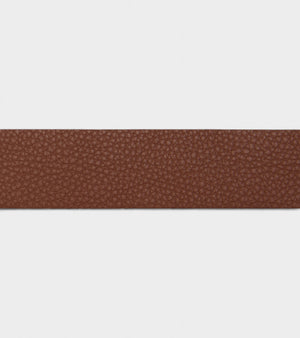 Daisy Vegan Bio-Based Bamboo Western belt in brown