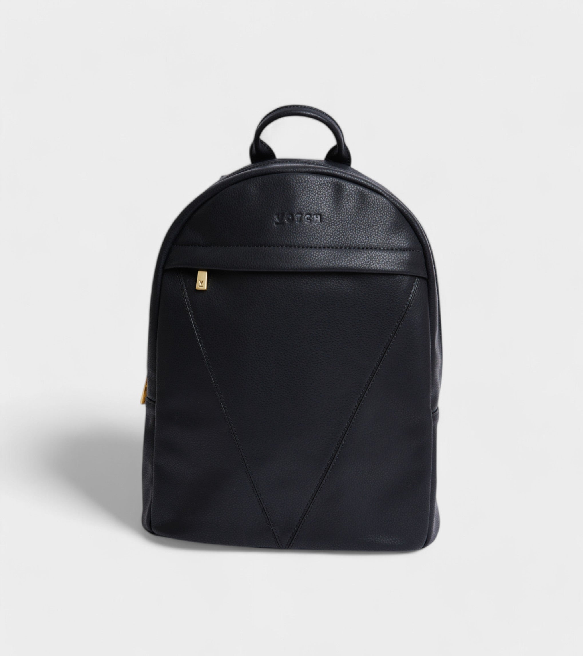 Laurie Vegan Bio-Based Bamboo Leather Backpack in Black