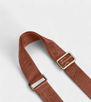 Votch Logo Bag Strap in brown