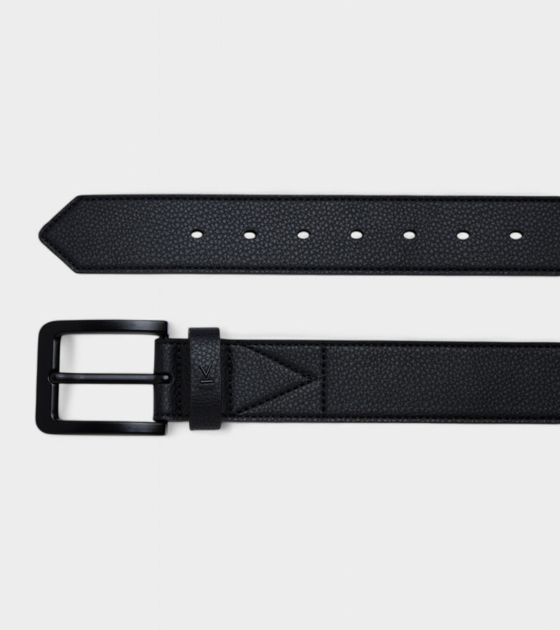 Marley Vegan Bio-Based Bamboo Classic belt in black