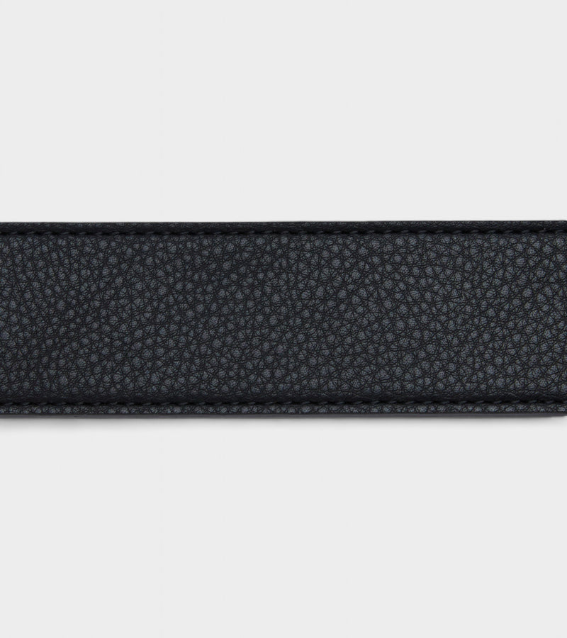 Marley Vegan Bio-Based Bamboo Classic belt in black