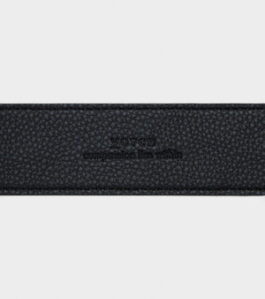 Marley Vegan Bio-Based Bamboo Classic belt in black