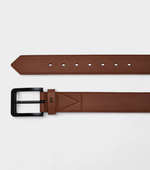 Marley Vegan Bio-Based Bamboo Classic belt in brown