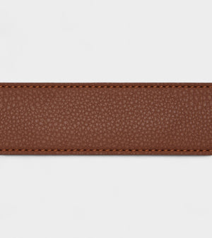 Marley Vegan Bio-Based Bamboo Classic belt in brown