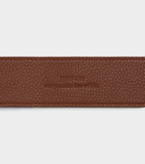 Marley Vegan Bio-Based Bamboo Classic belt in brown