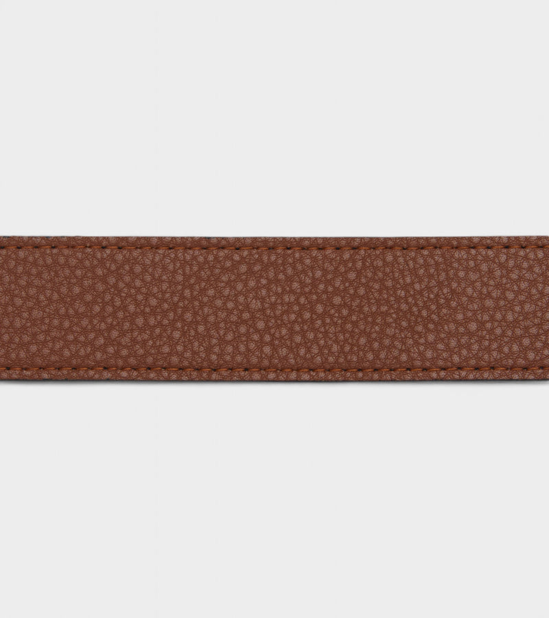 Olive Vegan Bio-Based Bamboo Classic belt in brown