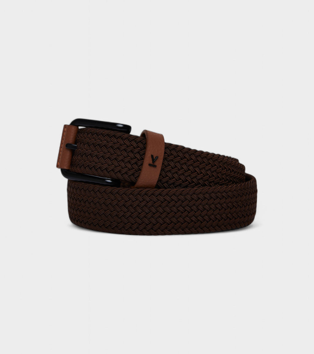 Seb Braided Belt in Brown with FREE Ray Keyring