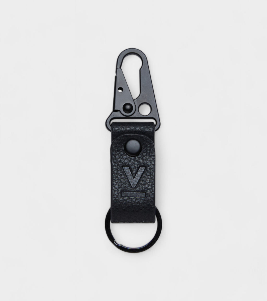 Ray Vegan Bio-Based Bamboo Key ring in black