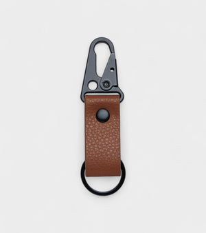 Ray Vegan Bio-Based Bamboo Key ring in brown