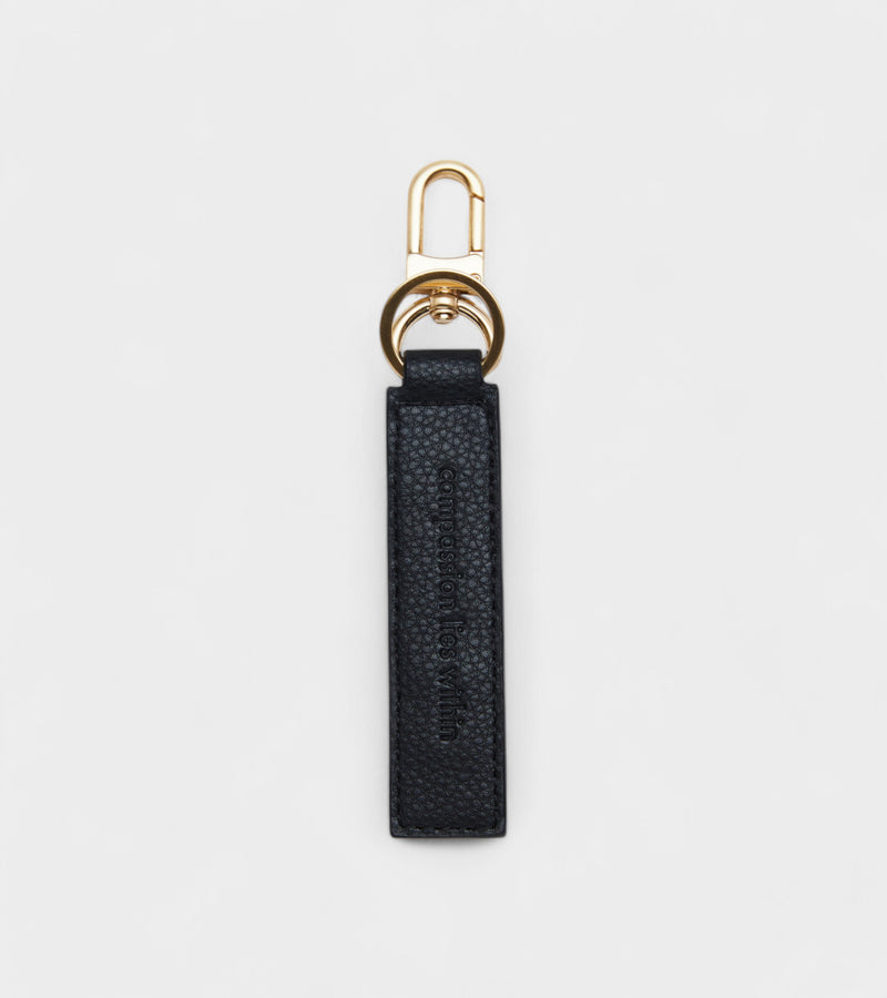 Raya Vegan Bio-Based Bamboo Key ring in black