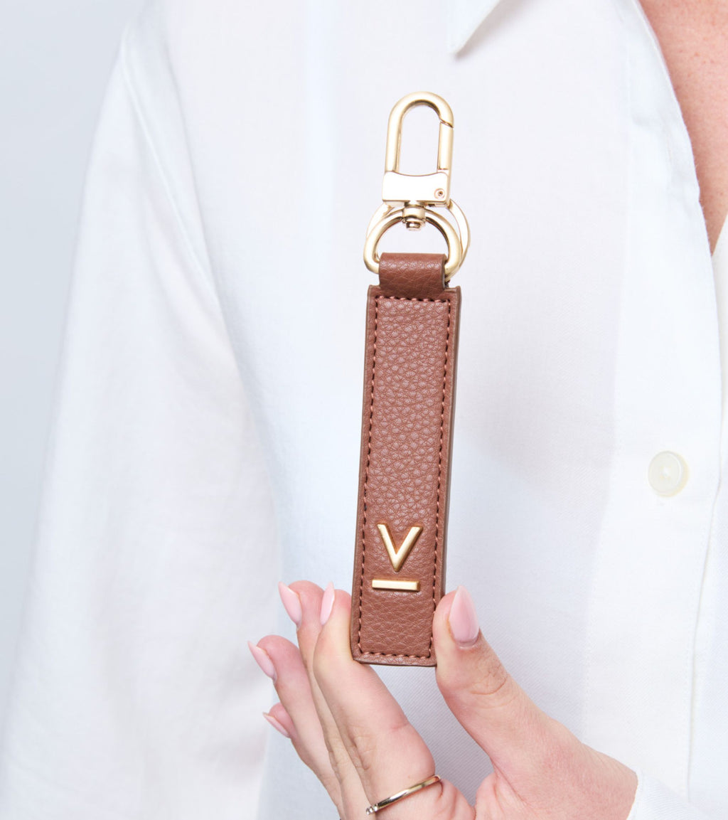 Raya Vegan Bio-Based Bamboo Key ring in brown