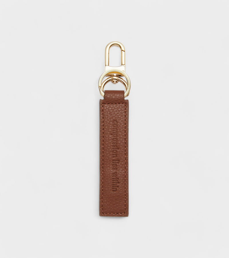 Raya Vegan Bio-Based Bamboo Key ring in brown