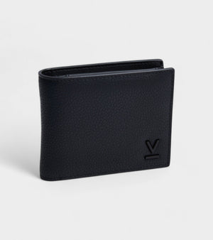 Reuben Vegan Bio-Based Bamboo Coin Wallet in Black