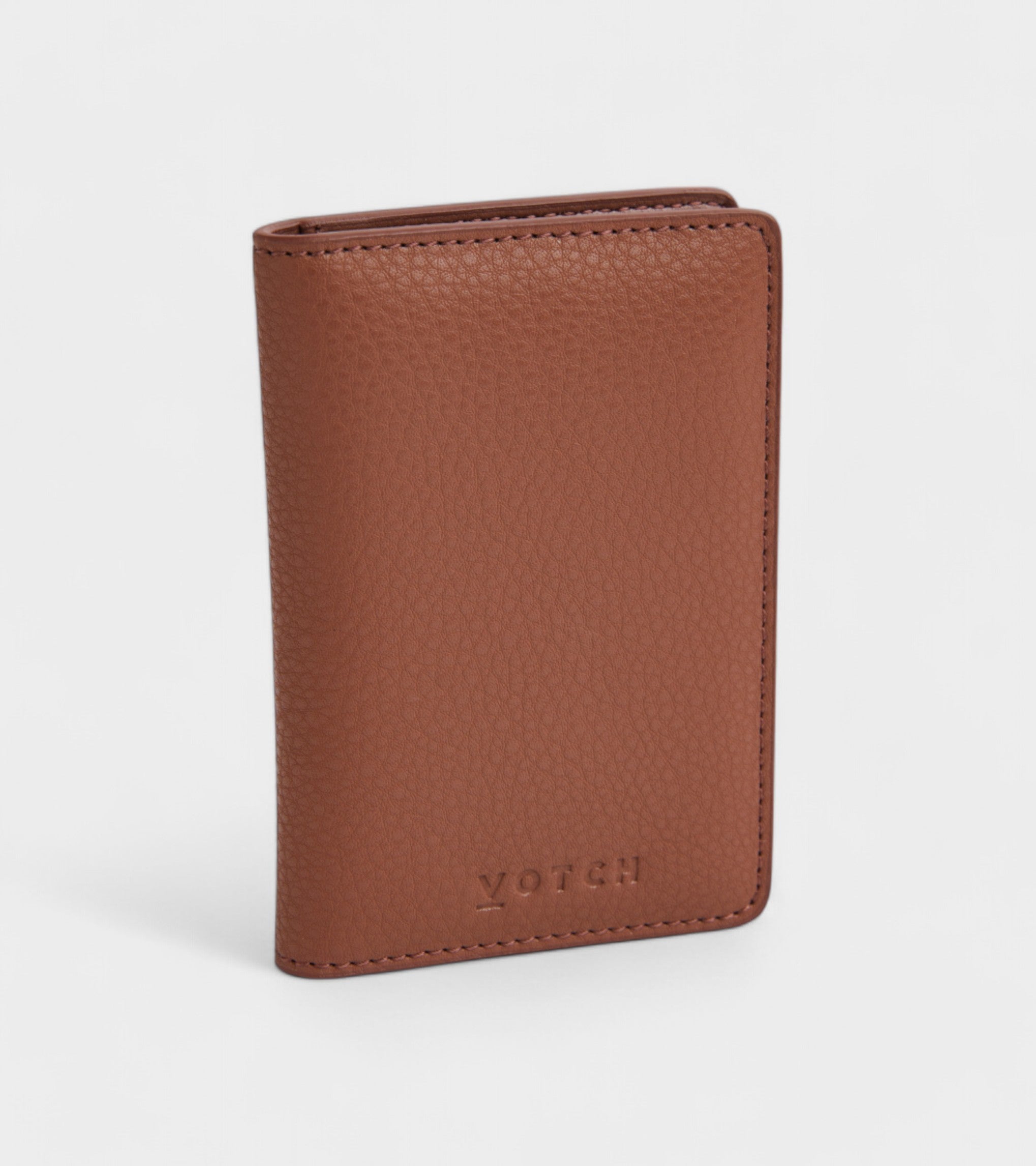 Wilf Vegan Bio-Based Bamboo Bifold Wallet in Brown