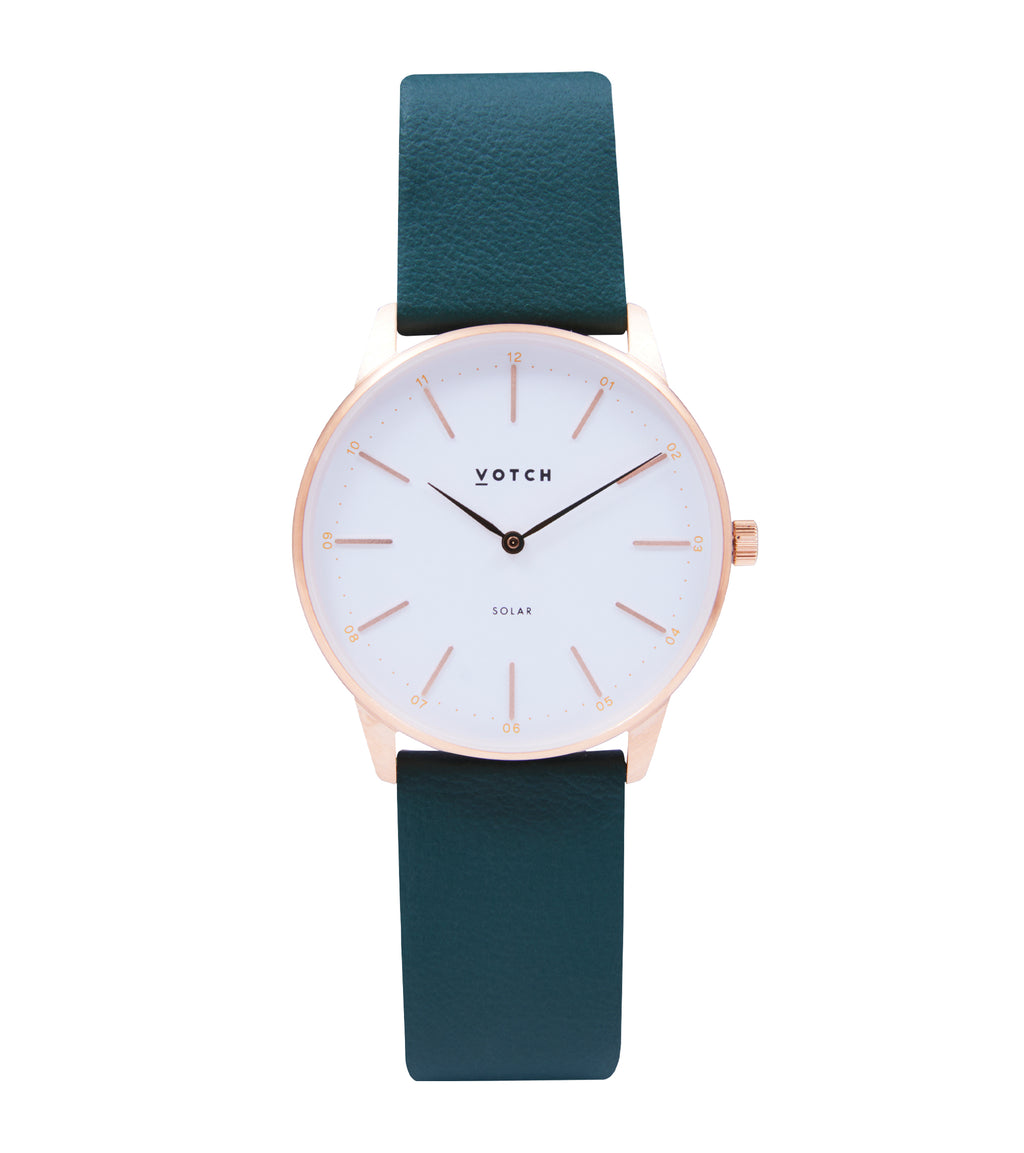 Rose Gold & Forest Green | Solar Classic