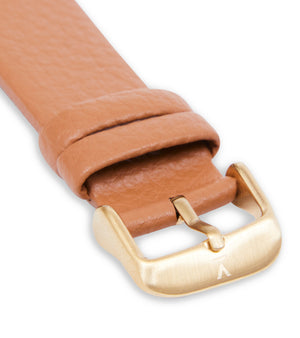 Gold & Tan Watch | Solar Classic