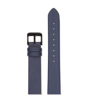 Navy with brushed black buckle | 18mm