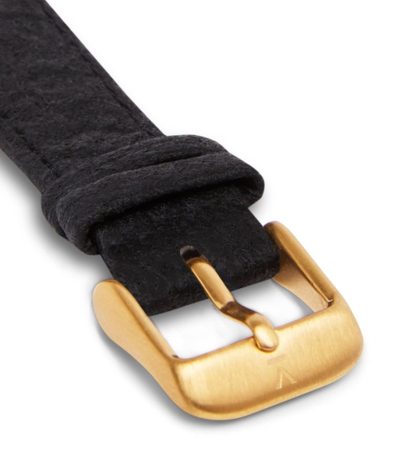 Gold & Piñatex Watch | Petite