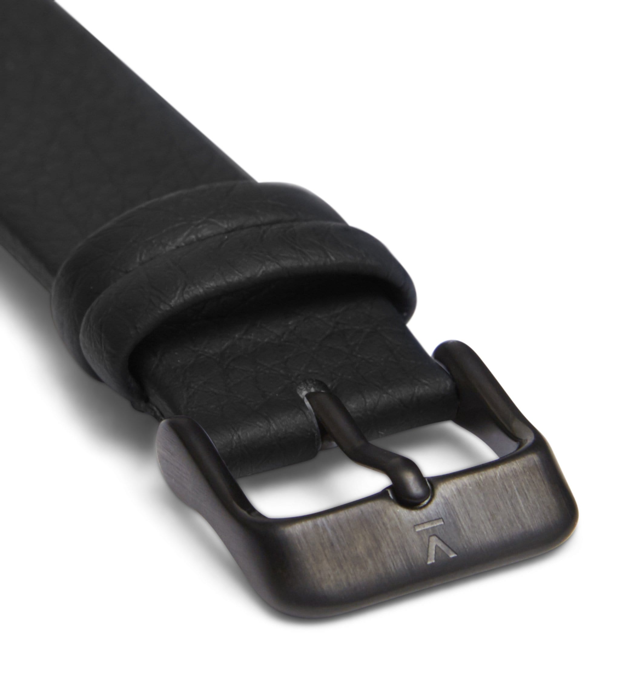 Mens black leather watch strap hotsell