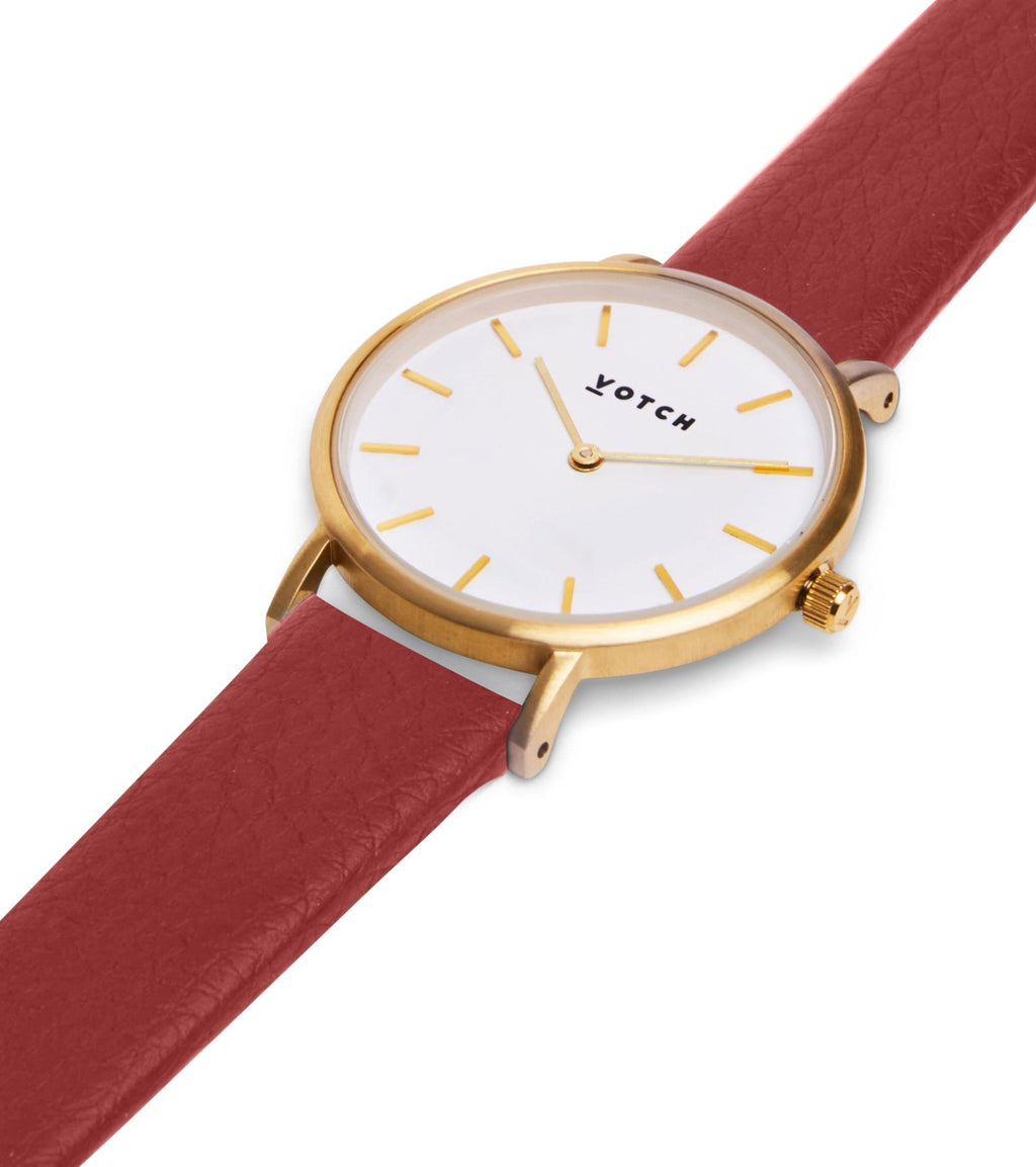 Ruby Red & Gold | Petite