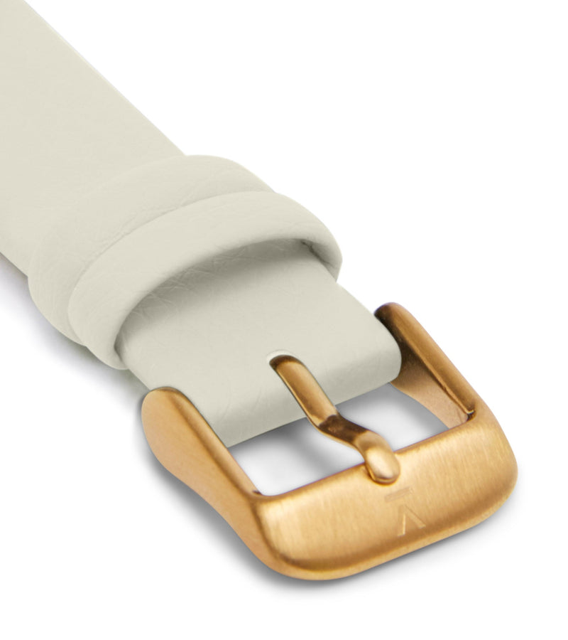 Linen with brushed gold buckle | 16mm